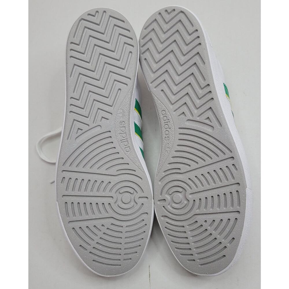 adidas Nora Sneakers IF2069 Cloud White Court Green Skate Yellow Men's Size 9 - Picture 7 of 10